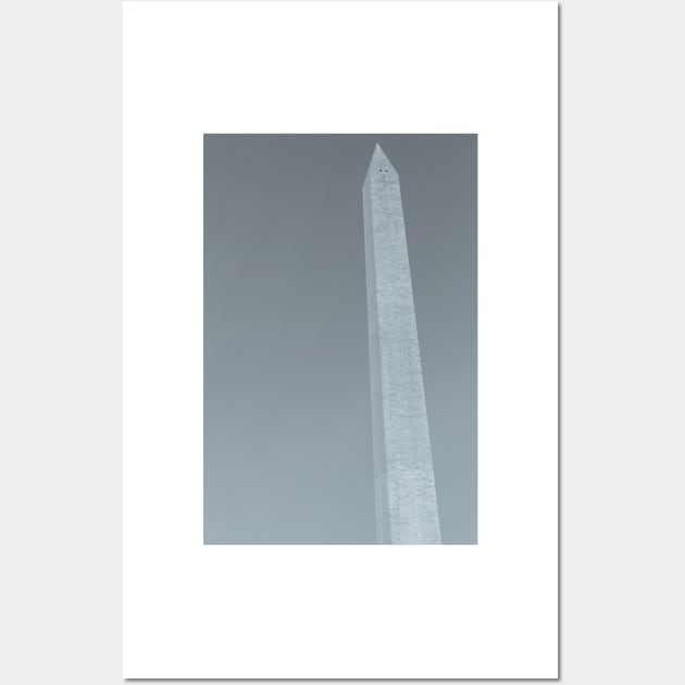 Washington Monument tall obelisk in National Mall Washington DC commemorating George Washington Wall Art by brians101